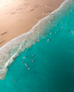 Foro arrea de las playas del Caribe en México