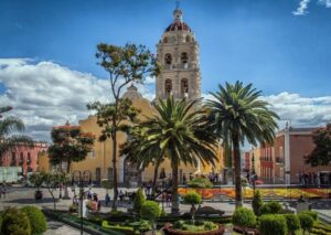 Plaza principal de Atlixco en Puebla
