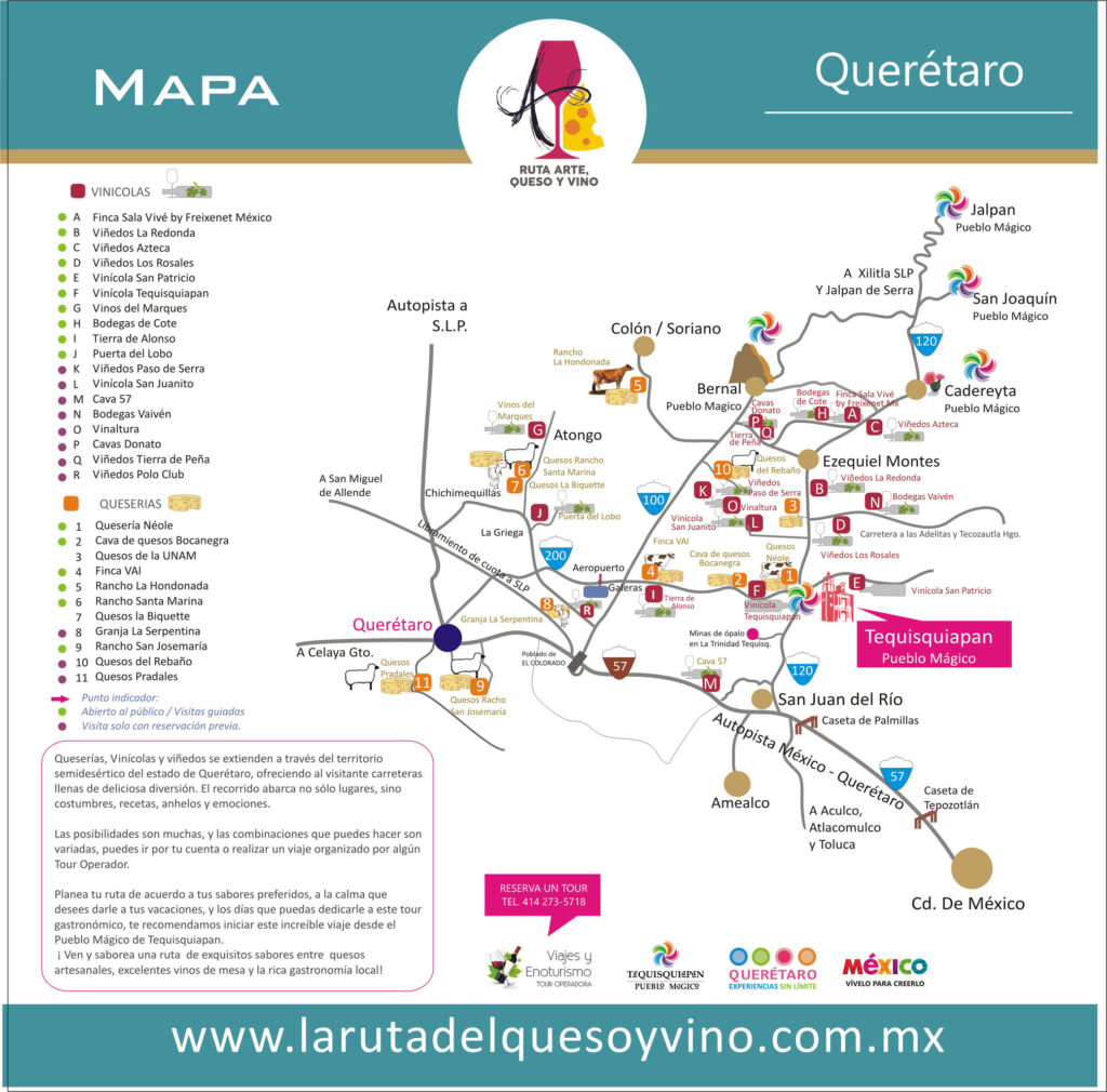 Ruta del Queso y el Vino en Querétaro