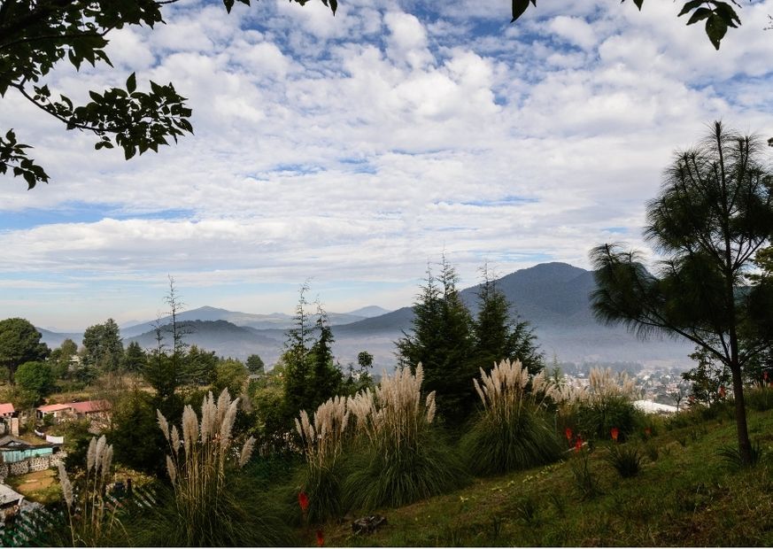 Vista panoramica de Santa Clara del Cobre Michoacan